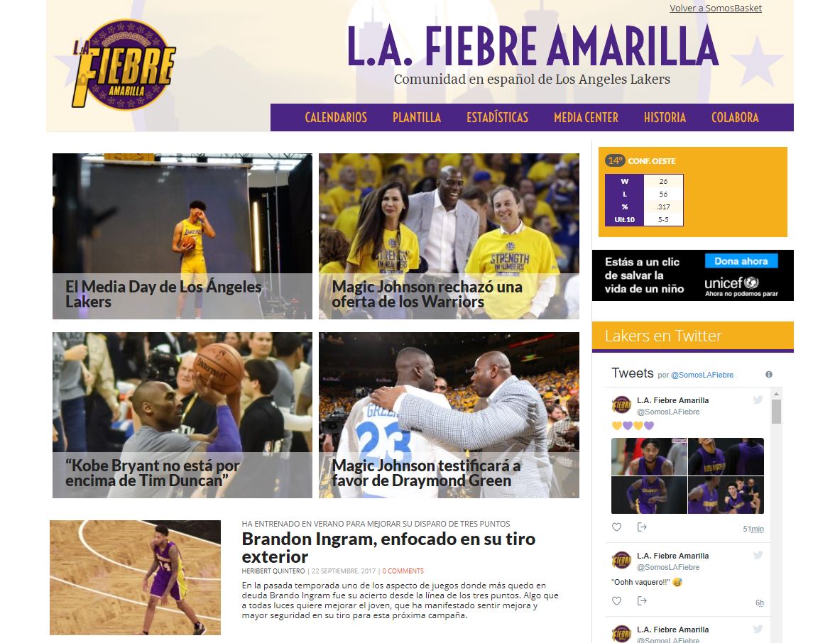 Blog de los 30 equipos de la NBA en Somos Basket