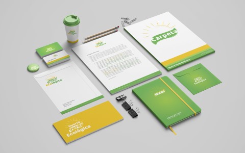 Branding y diseño de papelería para Huerta Verde Ecológica